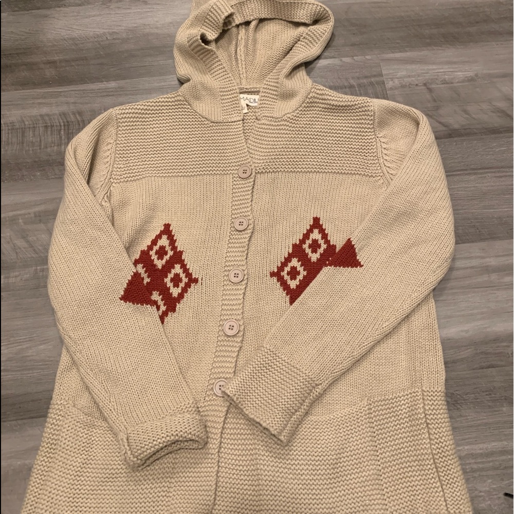 button up sweater